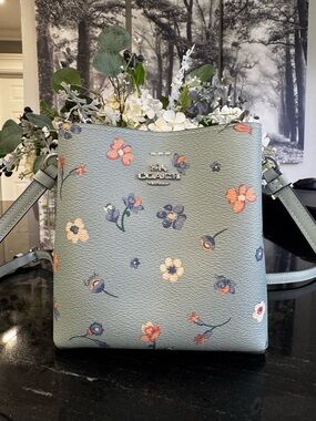 COACH Mini Town Bucket Bag with Mystical Floral print